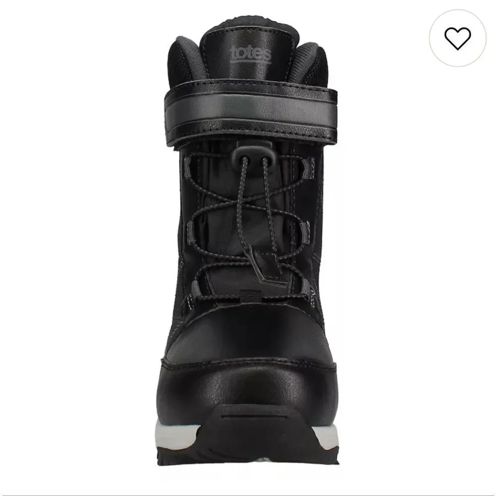 Black Winter Snow Boots